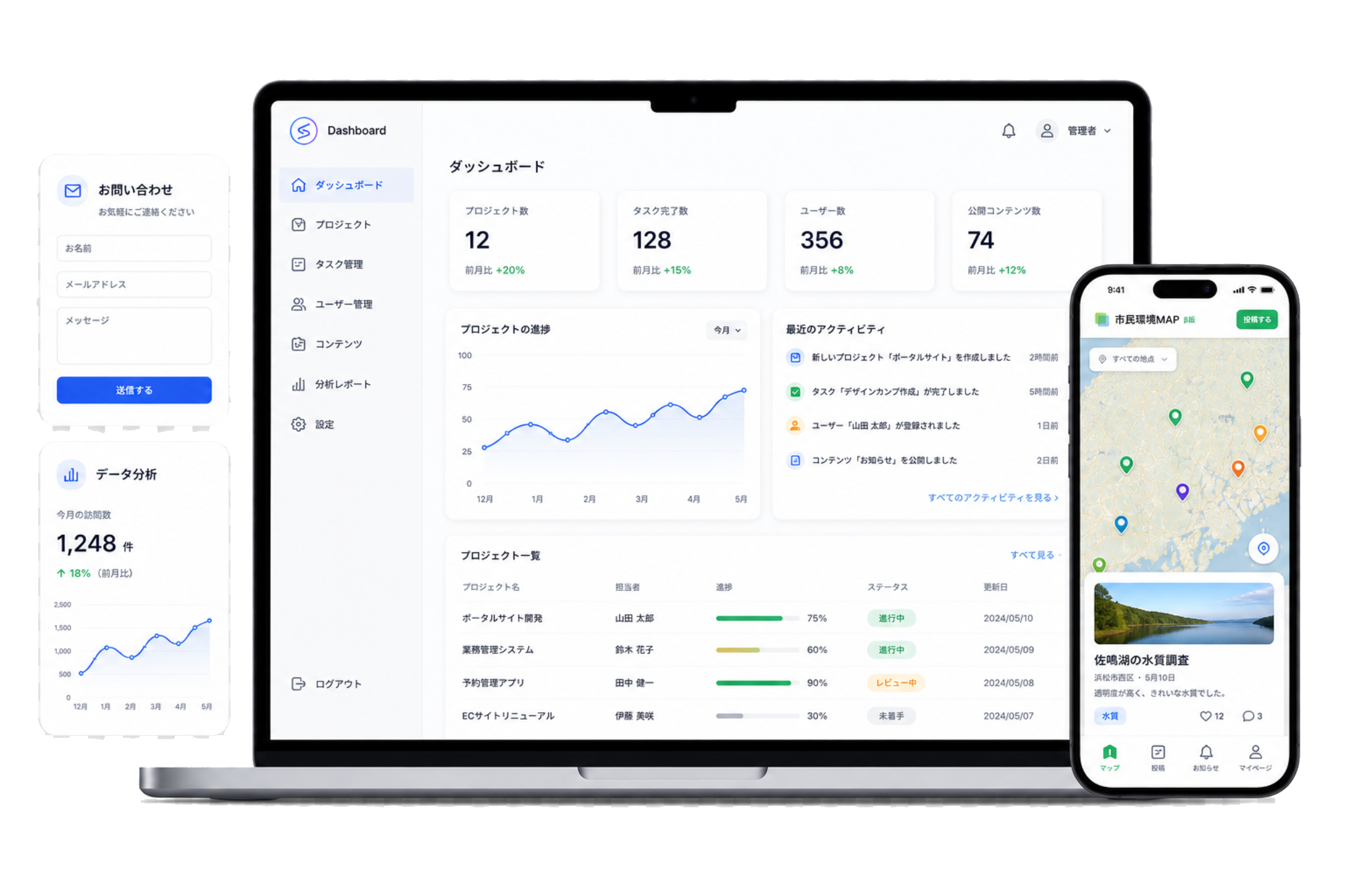 Webアプリ開発イメージ